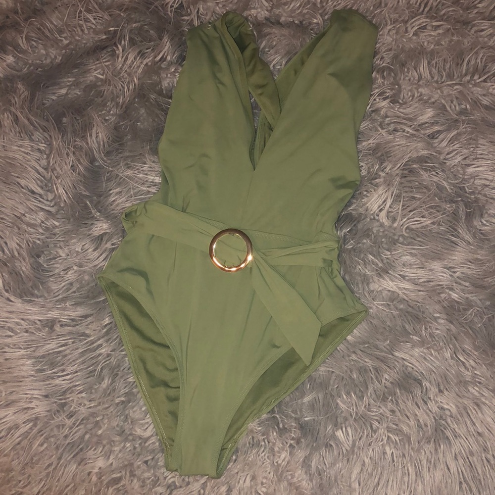 NWOT Olive Green Swimsuit